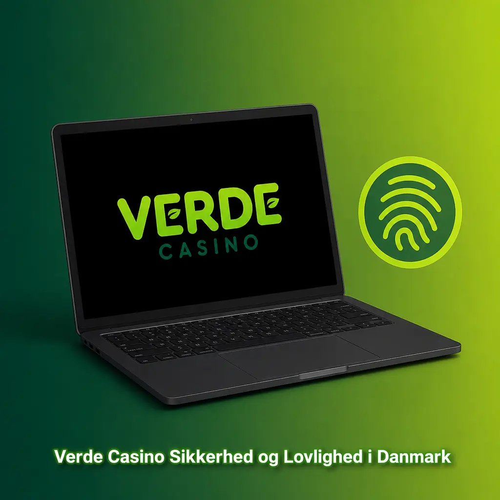 Verde Casino Curaçao-licens 8048/JAZ2023-034 med SSL-kryptering og ansvarligt spil for danske spillere